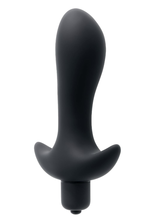 Dildo προστάτη από σιλικόνη σε μαύρο χρώμα, μήκους 12,7 εκ. και μέγιστης διαμέτρου 3,1 εκ.