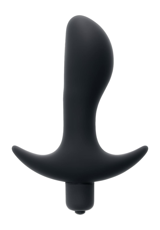 Dildo προστάτη από σιλικόνη σε μαύρο χρώμα, μήκους 12,7 εκ. και μέγιστης διαμέτρου 3,1 εκ.