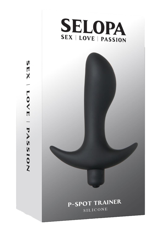 Dildo προστάτη από σιλικόνη σε μαύρο χρώμα, μήκους 12,7 εκ. και μέγιστης διαμέτρου 3,1 εκ.