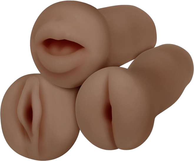 Αυνανιστήρι κόλπου από tpe σε καφέ χρώμα, μήκους 12,7 εκ. και μέγιστης διαμέτρου 6,5 εκ.