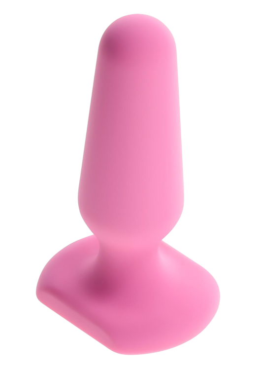 Πρωκτική σφήνα από σιλικόνη σε ροζ χρώμα, μήκους 7,3 εκ. και μέγιστης διαμέτρου 2,3 εκ.