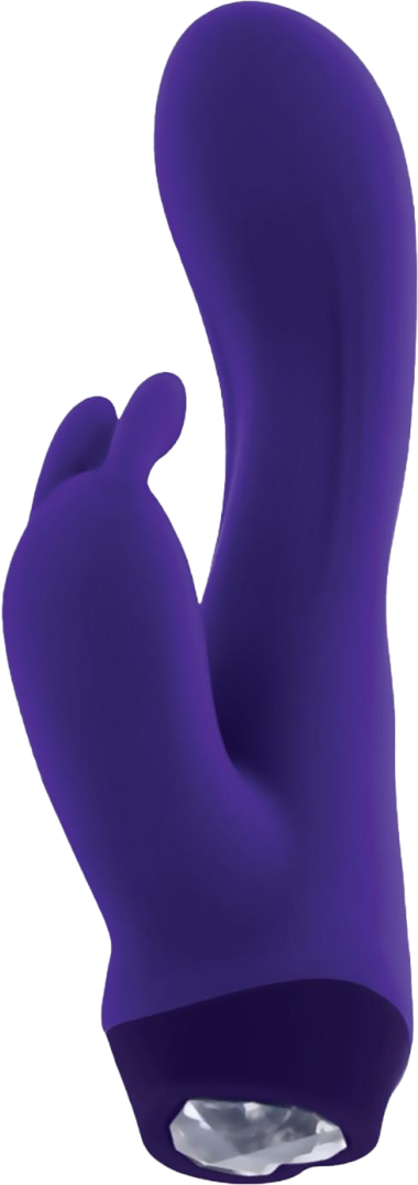 Rabbit δονητής από σιλικόνη σε μοβ χρώμα, μήκους 13,5 εκ. και μέγιστης διαμέτρου 2,9 εκ.