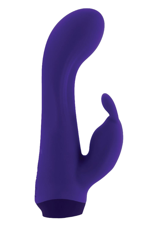 Rabbit δονητής από σιλικόνη σε μοβ χρώμα, μήκους 13,5 εκ. και μέγιστης διαμέτρου 2,9 εκ.