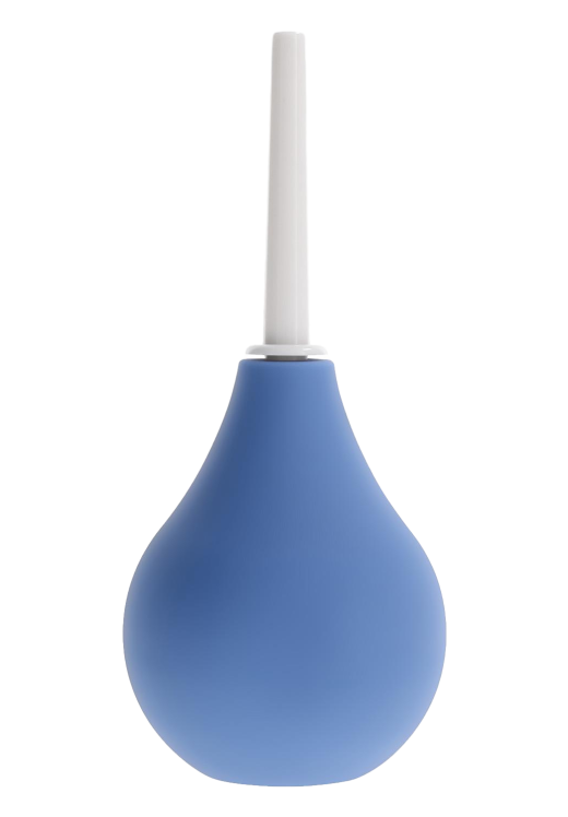 Πρωκτικό κλύσμα από σιλικόνη σε μπλέ χρώμα, μήκους 13,8 εκ.