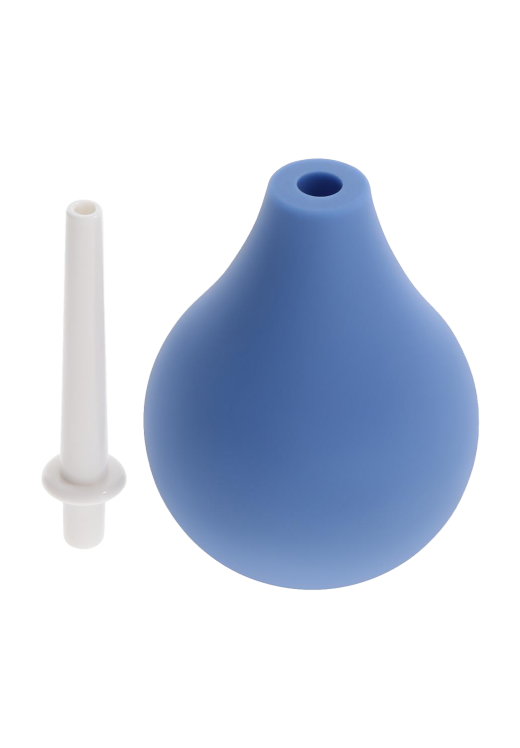 Πρωκτικό κλύσμα από σιλικόνη σε μπλέ χρώμα, μήκους 13,8 εκ.