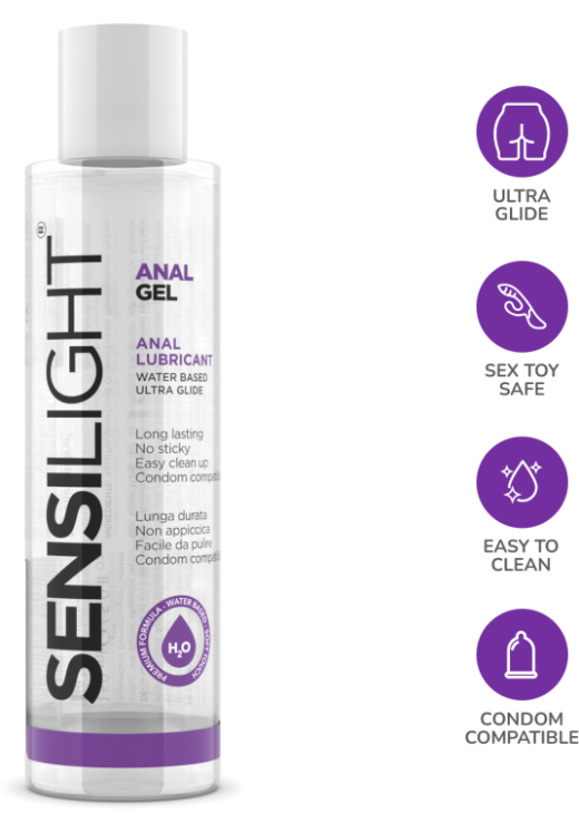 Πρωκτικό Λιπαντικό Νερού Sensilight Anal Gel σε Συσκευασία 150ml
