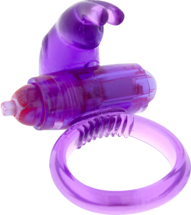 Δονούμενο δαχτυλίδι από tpr σε μοβ χρώμα