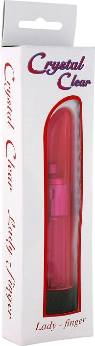 Κλασσικός δονητής από abs σε ροζ χρώμα, μήκους 11,5 εκ. και μέγιστης διαμέτρου 2,5 εκ.