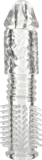 Κάλλυμα πέους από σιλικόνη σε διάφανο χρώμα