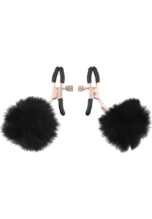 Μεταλλικοί σφιγκτήρες θηλών σε χρυσαφί χρώμα, μήκους 9 εκ.