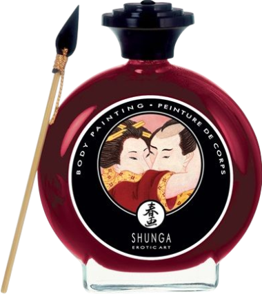 Body painting με γεύση φράουλα σε συσκευασία 100 ml