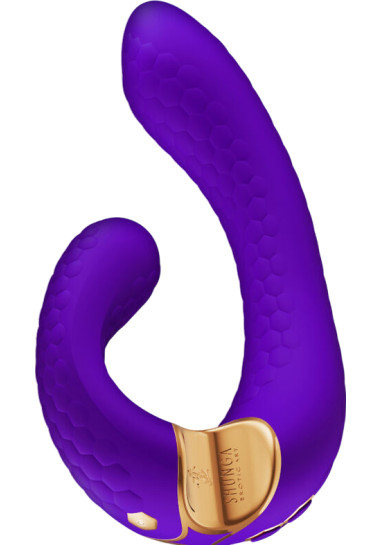 G Shunga Miyo Intimate Massager 18,5 cm Δονητής σημείου g από σιλικόνη σε μοβ χρώμα, μήκους 18,5 εκ. και μέγιστης διαμέτρου 3,7 εκ.