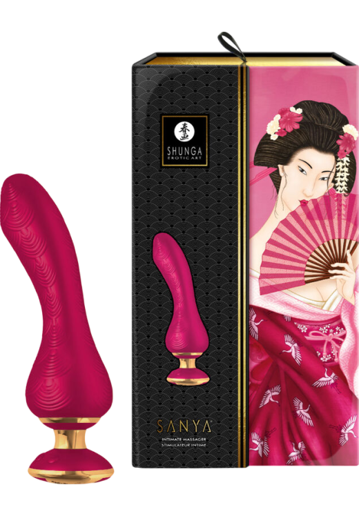 Δονητής σημείου g από σιλικόνη σε φούξια χρώμα, μήκους 18,5 εκ. και μέγιστης διαμέτρου 3,8 εκ.