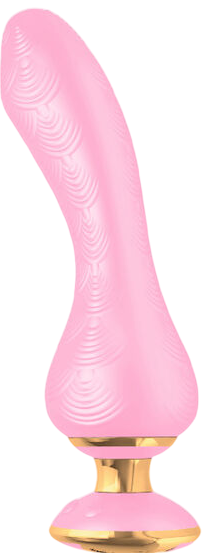 Δονητής σημείου g από σιλικόνη σε ροζ χρώμα, μήκους 18,5 εκ. και μέγιστης διαμέτρου 3,8 εκ.