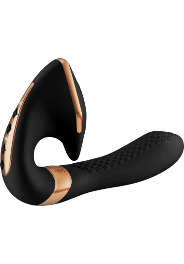 G Shunga Soyo Intimate Massager 17 cm Δονητής σημείου g από σιλικόνη σε μαύρο χρώμα, μήκους 17 εκ. και μέγιστης διαμέτρου 3,7 εκ.