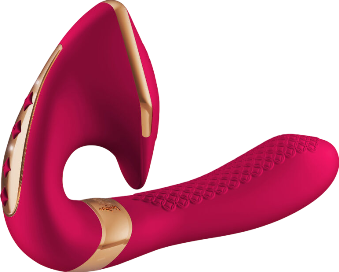 Δονητής σημείου g από σιλικόνη σε φούξια χρώμα, μήκους 17 εκ. και μέγιστης διαμέτρου 3,7 εκ.