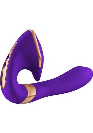 G Shunga Soyo Intimate Massager 17 cm Δονητής σημείου g από σιλικόνη σε μοβ χρώμα, μήκους 17 εκ. και μέγιστης διαμέτρου 3,7 εκ.