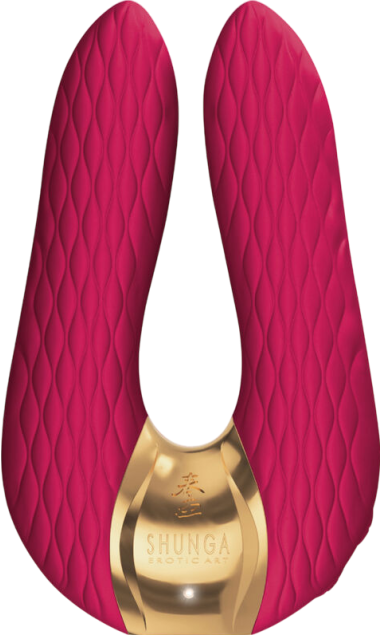 Κλειτοριδικός δονητής από σιλικόνη σε φούξια χρώμα, μήκους 10,8 εκ. και μέγιστης διαμέτρου 6,5 εκ.