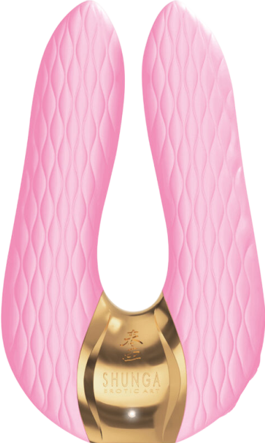 Κλειτοριδικός δονητής από σιλικόνη σε ροζ χρώμα, μήκους 10,8 εκ. και μέγιστης διαμέτρου 6,5 εκ.