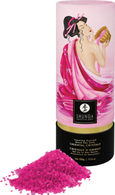 Άλατα μπάνιου με άρωμα ροδοπέταλο