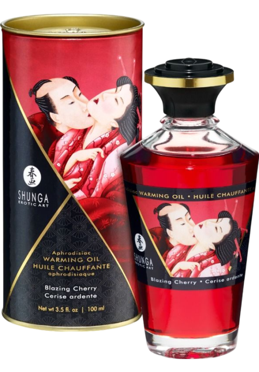 Λάδι μασάζ με γεύση κεράσι σε συσκευασία 100 ml