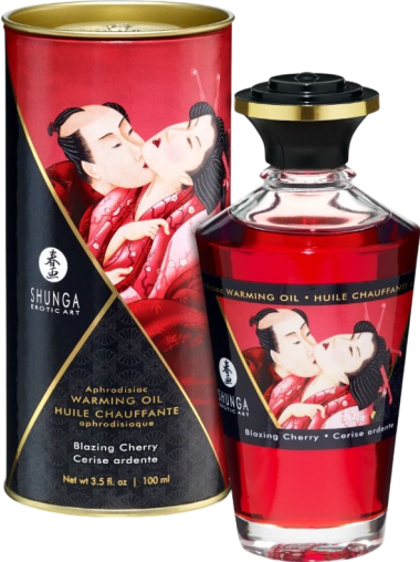 Λάδι μασάζ με γεύση κεράσι σε συσκευασία 100 ml