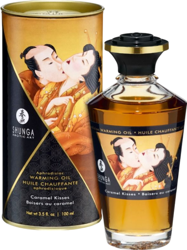 Λάδι μασάζ με γεύση καραμέλα σε συσκευασία 100 ml