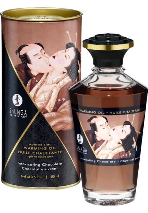 Λάδι μασάζ με γεύση σοκολάτα σε συσκευασία 100 ml