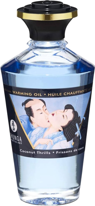 Λάδι μασάζ με γεύση καρύδα σε συσκευασία 100 ml