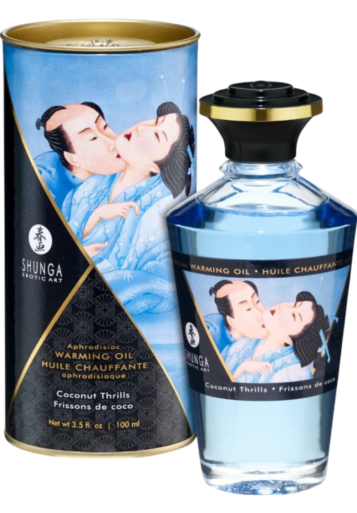 Λάδι μασάζ με γεύση καρύδα σε συσκευασία 100 ml