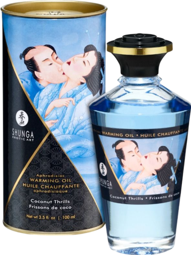 Λάδι μασάζ με γεύση καρύδα σε συσκευασία 100 ml