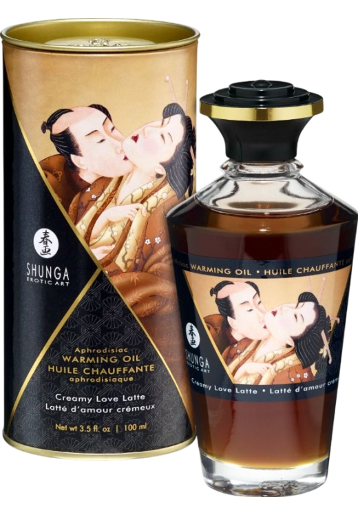 Λάδι μασάζ με γεύση καφές σε συσκευασία 100 ml