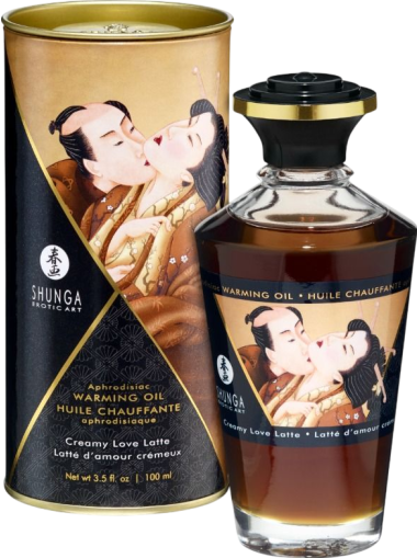 Λάδι μασάζ με γεύση καφές σε συσκευασία 100 ml