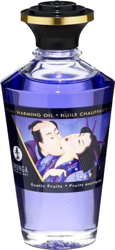 Λάδι μασάζ με γεύση εξωτικά φρούτα σε συσκευασία 100 ml