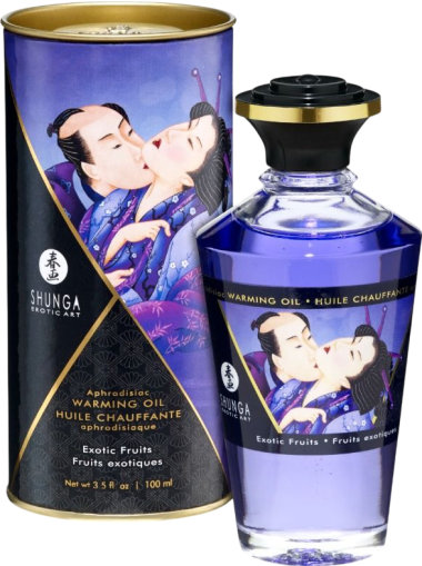 Λάδι μασάζ με γεύση εξωτικά φρούτα σε συσκευασία 100 ml