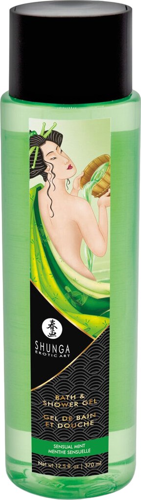 Αισθησιακό αφρόλουτρο με άρωμα μέντα σε συσκευασία 370  ml