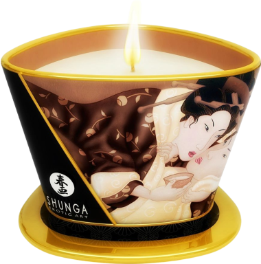 Μασάζ κερί με άρωμα σοκολάτα σε συσκευασία 170 ml