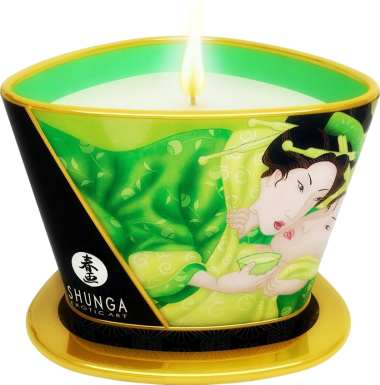 Μασάζ κερί με άρωμα πράσινο τσάι σε συσκευασία 170 ml