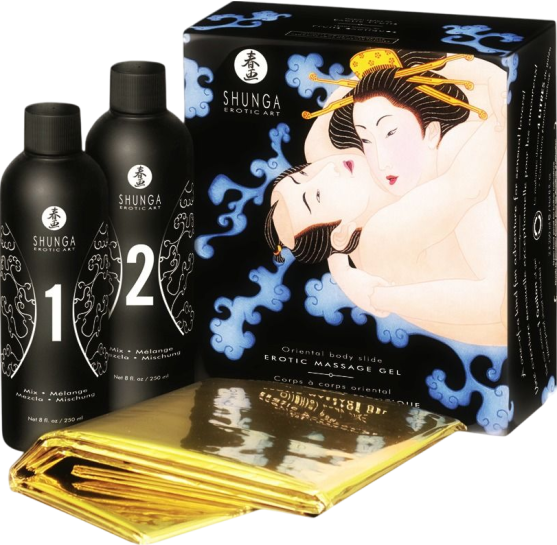 Μασάζ σετ με άρωμα εξωτικά φρούτα σε συσκευασία 2x225 ml