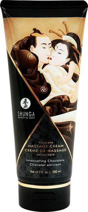 Κρέμα μασάζ με γεύση σοκολάτα σε συσκευασία 200 ml