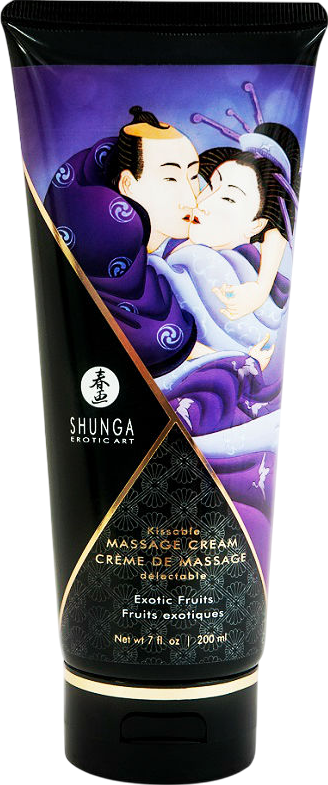 Κρέμα μασάζ με γεύση εξωτικά φρούτα σε συσκευασία 200 ml