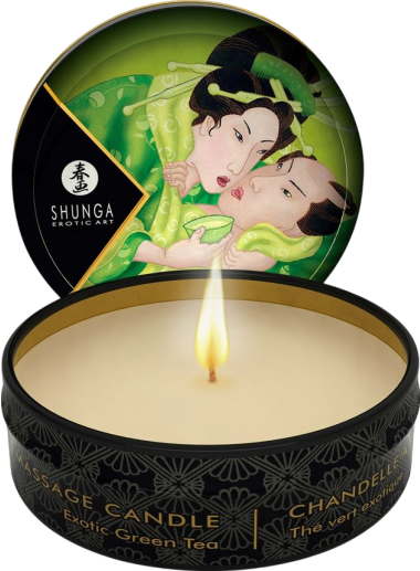 Μασάζ κερί με άρωμα πράσινο τσάι σε συσκευασία 30 ml