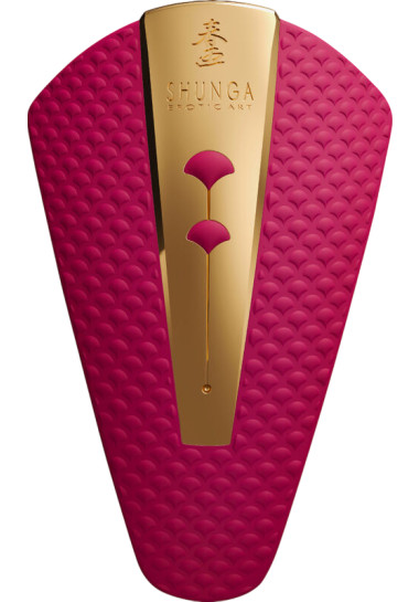 Shunga Obi Intimate Massager 11,5 cm Κλειτοριδικός δονητής από σιλικόνη σε φούξια χρώμα, μήκους 11,5 εκ. και μέγιστης διαμέτρου 7 εκ.
