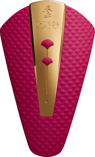 Κλειτοριδικός δονητής από σιλικόνη σε φούξια χρώμα, μήκους 11,5 εκ. και μέγιστης διαμέτρου 7 εκ.