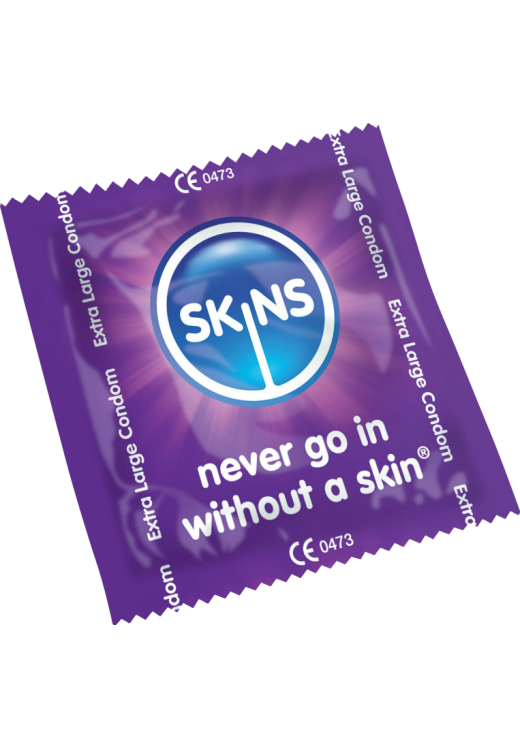 Προφυλακτικά Μεγέθους XL Skins Extra Large 12 τ.μ.χ
