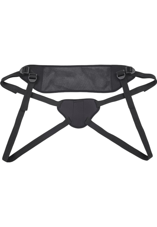 Ζώνη στραπόν από polyester σε μαύρο χρώμα