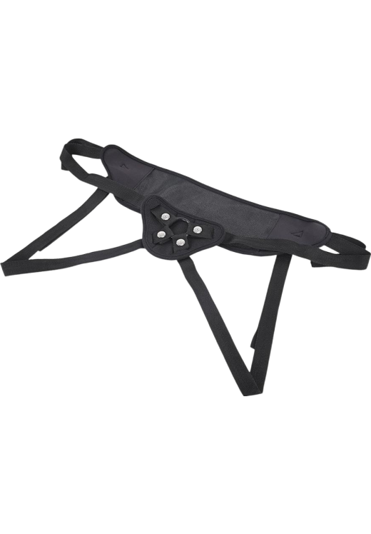 Ζώνη στραπόν από polyester σε μαύρο χρώμα