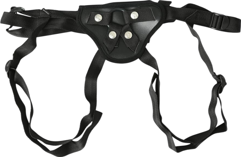 Ζώνη στραπόν από polyester σε μαύρο χρώμα