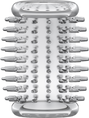 Κάλλυμα πέους από tpe σε διάφανο χρώμα, μήκους 5 εκ. και μέγιστης διαμέτρου 3,5 εκ.