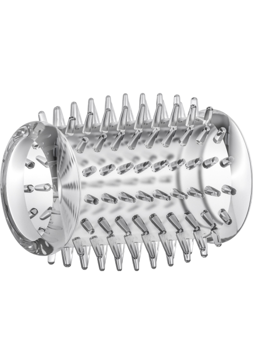 Κάλλυμα πέους από tpe σε διάφανο χρώμα, μήκους 5 εκ. και μέγιστης διαμέτρου 3,5 εκ.